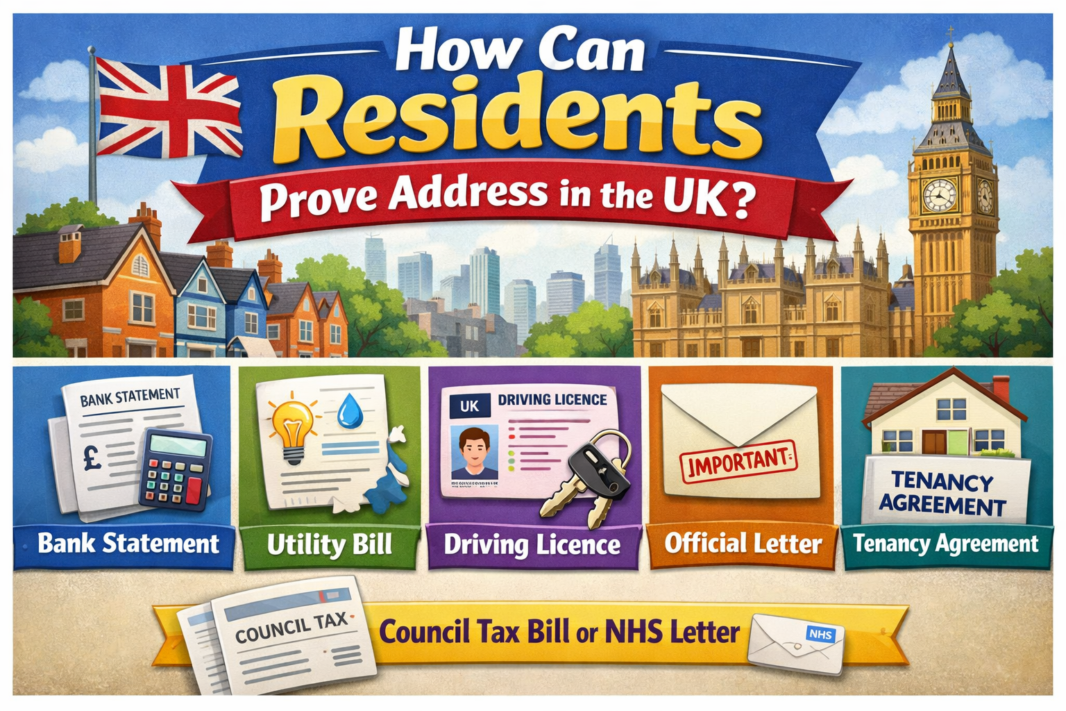 How Can Residents Prove Address in the UK