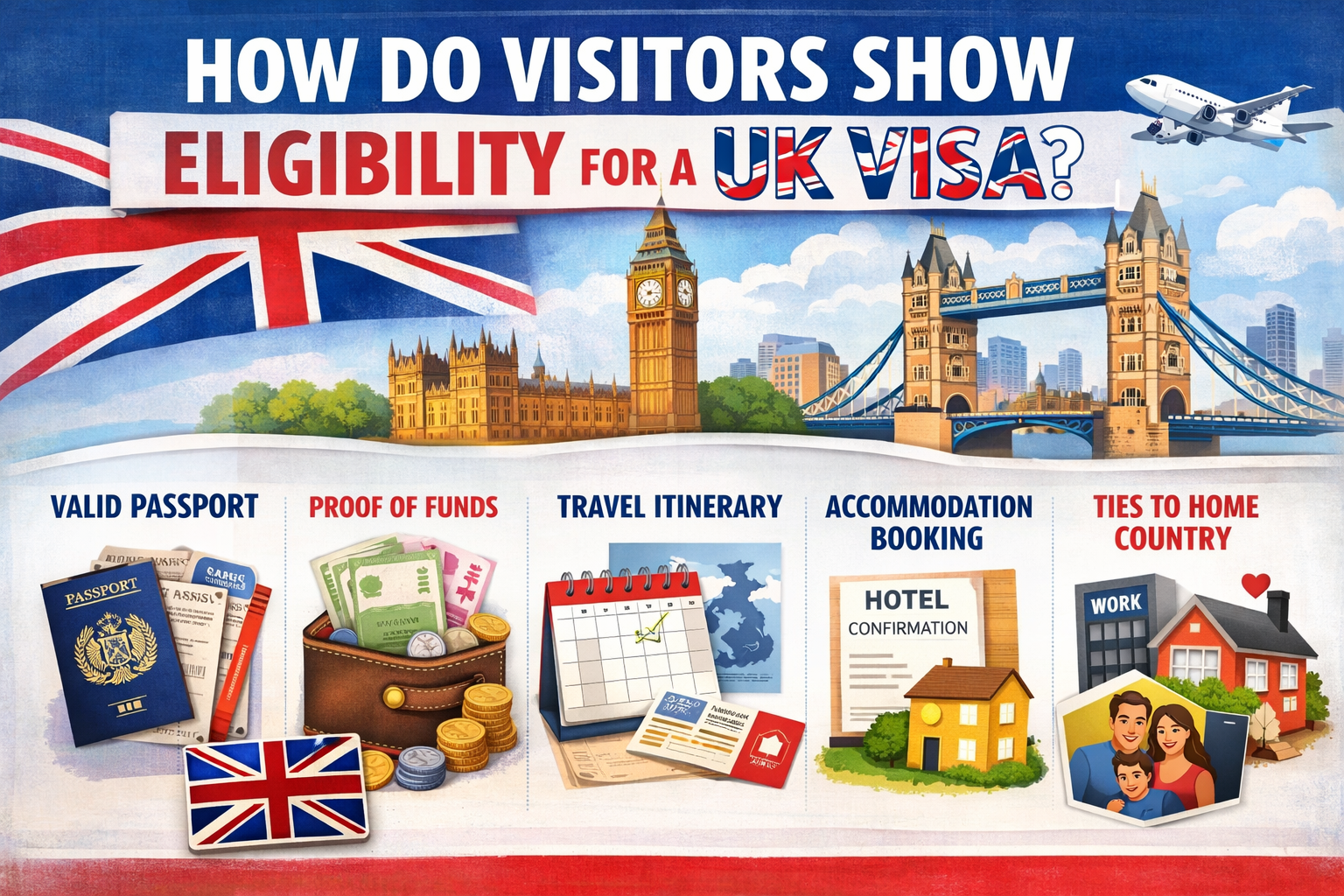 How Do Visitors Show Eligibility for a UK Visa